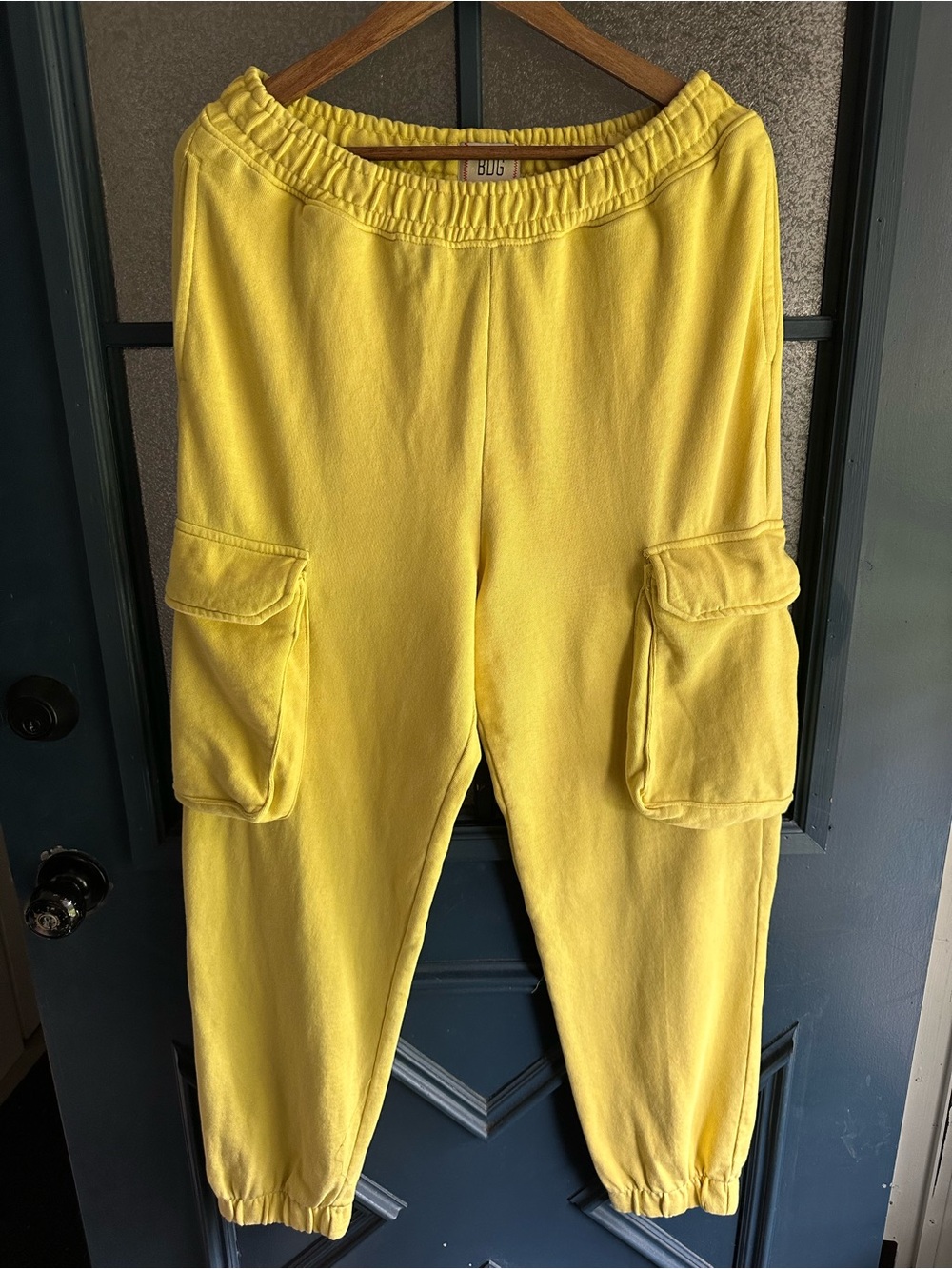 Urban Outfitters BDG Yellow Cargo Sweatpants